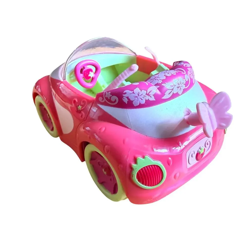 2009 Hasbro Strawberry Shortcake Berry Cruiser RC Remote Control Car Tested